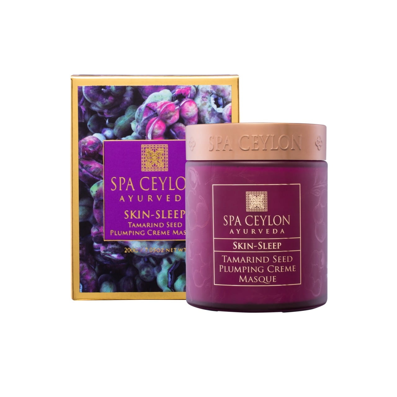 SKIN SLEEP - Nasiona tamaryndowca Puszysty krem Maska do twarzy 200g